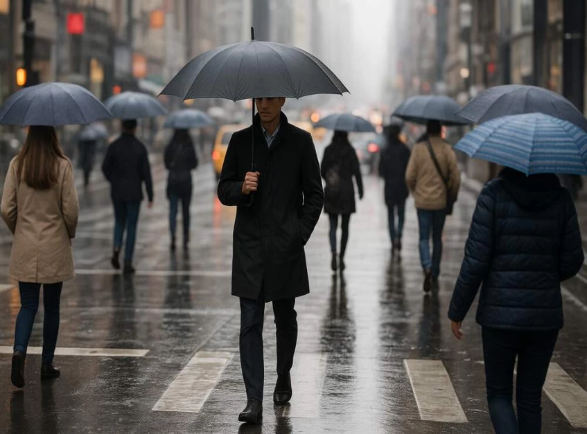 Top 10 Tips For Walking Safely With An Umbrella On A Busy Street